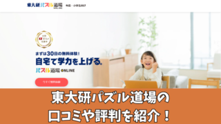 東大研パズル道場の口コミ・評判は？幼稚園生や小学生の感想を厳選して紹介！ 